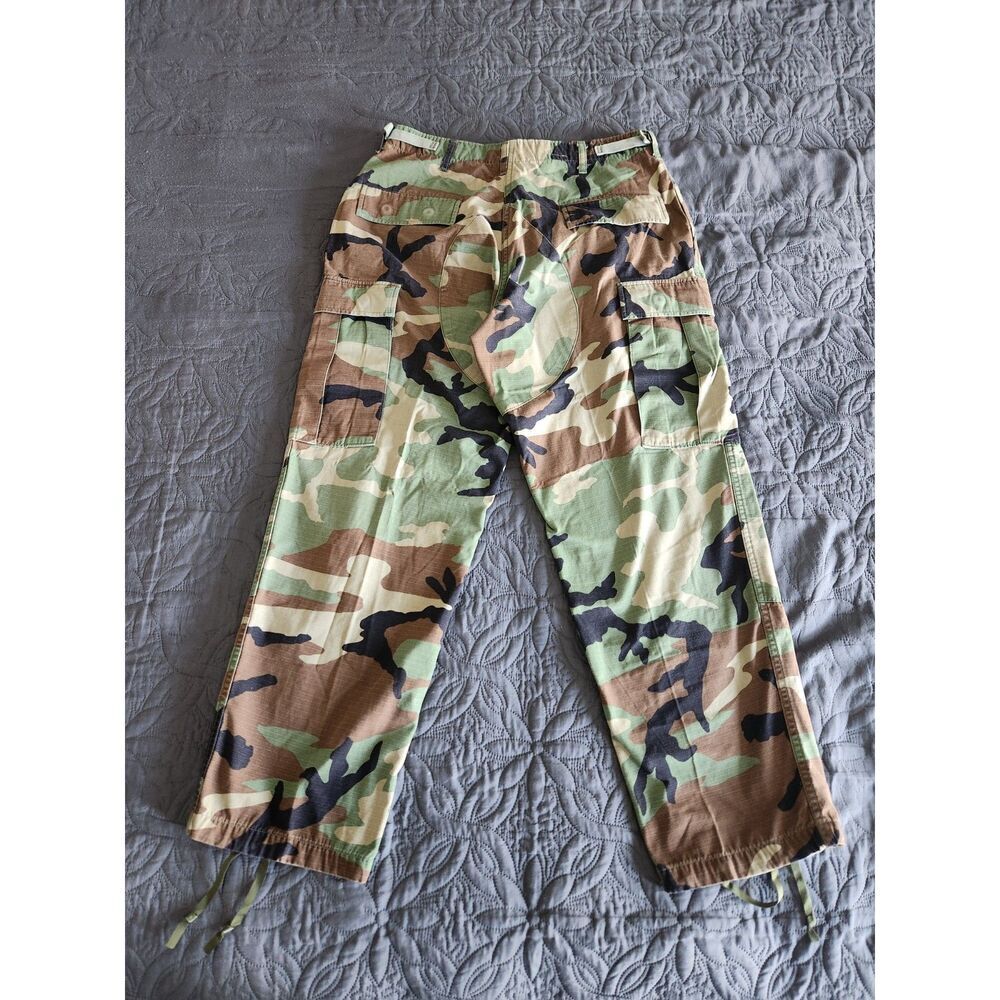 Military BDU Camo Pants - Medium Short (Waist 31-35 inches) - Picture 2 of 8